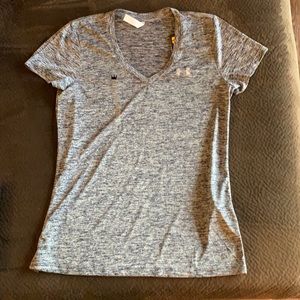 Blue/gray Under Armour workout shirt